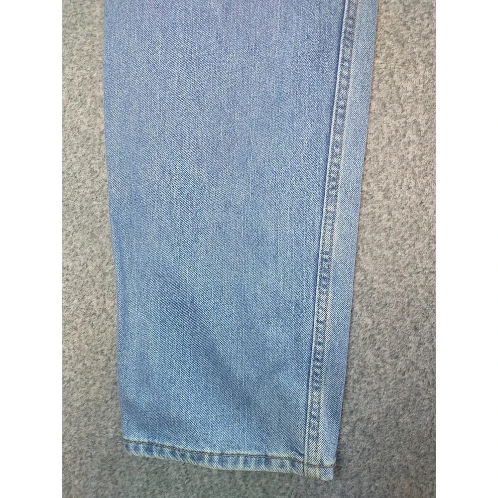 Levis 550 Relaxed Fit Jeans Men 40x35 Light Wash Blue Denim Tapered Leg 550-0260